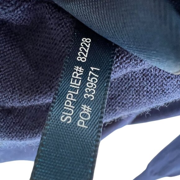 Ralph Lauren Golf Mens Merino Wool V-Neck Sweater Navy Blue Size Large - Picture 9 of 10